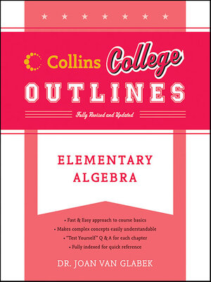 cover image of Elementary Algebra